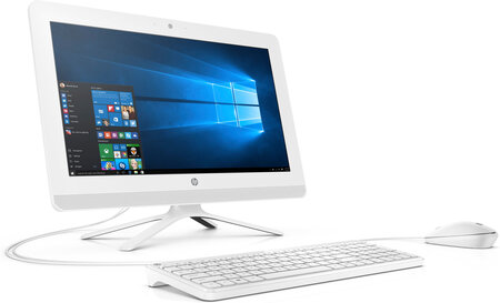 Hp pc aio 20-c438nf snow white