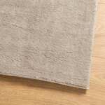 vidaXL Tapis HUARTE à poils courts doux et lavable sable 240x240 cm