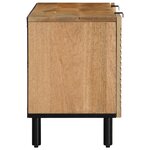 vidaXL Meuble TV marron 105x33x46 cm Bois massif de manguier