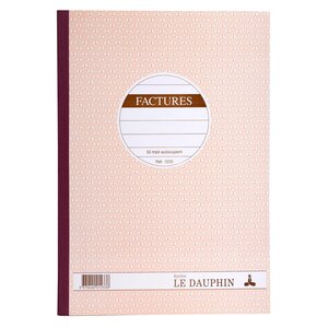 Manifold Autocopiant 297x210 Factures 50 Tripli - Avoine - X 5 - Le Dauphin