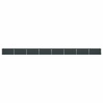 vidaXL Jardinière Anthracite 480 x 50 x 45 cm Acier galvanisé