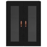 vidaXL Meuble mural Chêne noir 69 5 x 34 x 90 cm Bois d'ingénierie