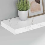 vidaXL Étagère Murale Marbre blanc 50 x 23 x 4 cm Bois d'ingénierie