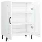 vidaXL Buffet blanc 69 5x34x90 cm bois d'ingénierie