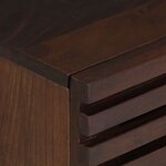 vidaXL Table de chevet 40x34x46 cm bois de manguier massif