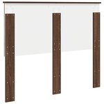 vidaXL Tête de lit Chêne brun 135 cm Bois d'ingénierie