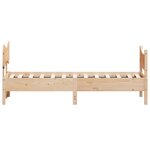 vidaXL Cadre de lit sans matelas 90x190 cm bois de pin massif