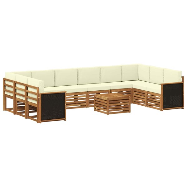 vidaXL Ensemble de canapés d'extérieur 8 pc