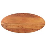 vidaXL Dessus de table 110x40x2 5 cm ovale bois massif d'acacia