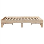 vidaXL Cadre de lit sans matelas 140x190 cm bois de pin massif