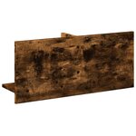 vidaXL Armoire murale 70x16 5x30 cm chêne fumé bois d'ingénierie