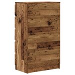 vidaXL Commode vieux bois 60x36x103 cm bois d'ingénierie