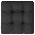 vidaXL Canapés centraux de jardin avec coussins anthracite 2 Pièces