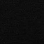vidaXL Cadre de lit sans matelas noir 100x200 cm tissu