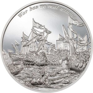 Pièce de monnaie en Argent 3000 Francs g 155.5 (5 oz) Millésime 2025 Time Flies WAR HAS NO REAL WINNER