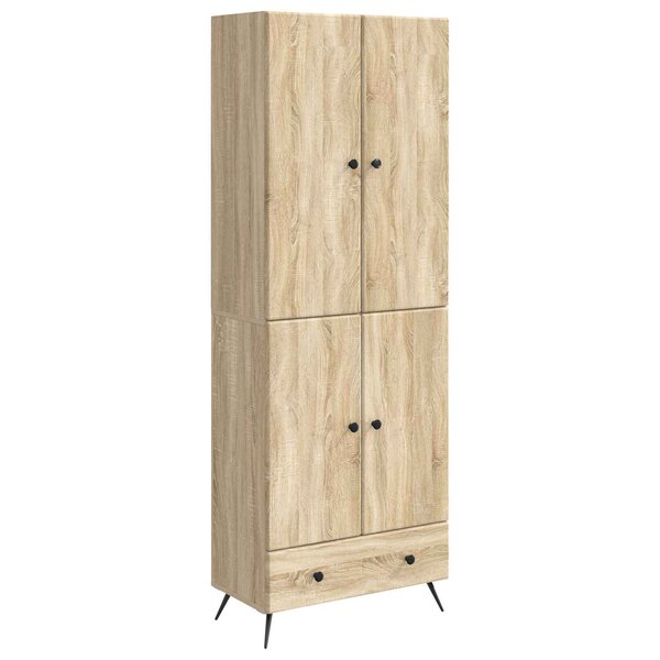 vidaXL Ensemble de Meubles 2 Pièces Chêne Sonoma Bois d'ingénierie