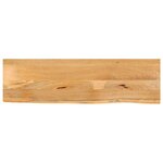 vidaXL Dessus de table à bord vivant 110x20x2 5cm bois massif manguier
