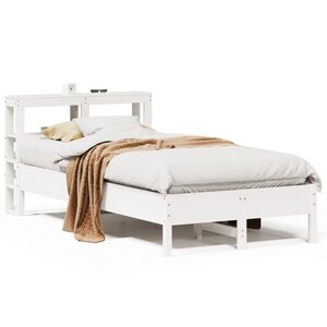 vidaXL Cadre de lit sans matelas blanc 120x200 cm bois de pin massif