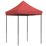 vidaXL Tente de fête 200 x 200 x 306 cm Bordeaux Tissu Oxford