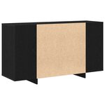 vidaXL Buffet Chêne noir 135 x 41 x 69 cm Bois d'ingénierie