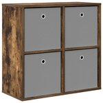 vidaXL Buffet Chêne fumé 68 5 x 32 x 67 cm