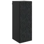 vidaXL Armoire Murale 33 x 34 5 x 90 cm Bois d'ingénierie Noir