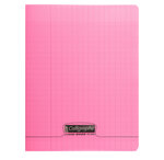 Cahier piqué POLYPRO 17x22 cm 48 p séyès 90g Rose CALLIGRAPHE