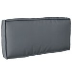vidaXL Coussin Anthracite 80 x 40 x 12 cm Tissu Oxford