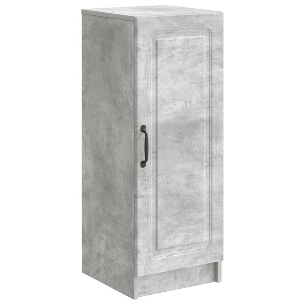 vidaXL Buffet Gris béton 33 x 34 5 x 87 cm Bois d'ingénierie