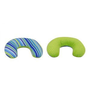 Coussin C d allaitement bandes de couleur 2 vert