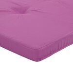 vidaXL Coussins de chaise longue lot de 2 rose tissu oxford