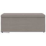 vidaXL Tabouret Taupe 101 x 41 x 40 cm Tissu et bois stratifié