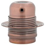 vidaXL Douilles de lampe 2 Pièces bronze rouge E27