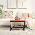 vidaXL Table basse 60x50x40 cm bois d'acacia massif
