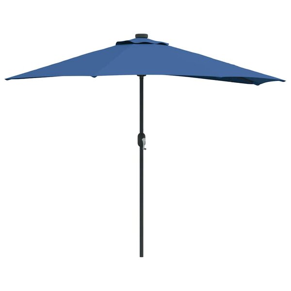 vidaXL Parasol de jardin Azur 294 x 150 x 224 cm tissu