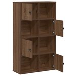 vidaXL Bibliothèque chêne marron 60x24x101 5 cm bois d'ingénierie