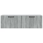 vidaXL Meuble TV mural Sonoma gris 98 x 31 x 30 cm Bois d'ingénierie