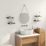 vidaXL Étagère flottante 4 Pièces Vert olive 30 x 18 x 2 5 cm Acier