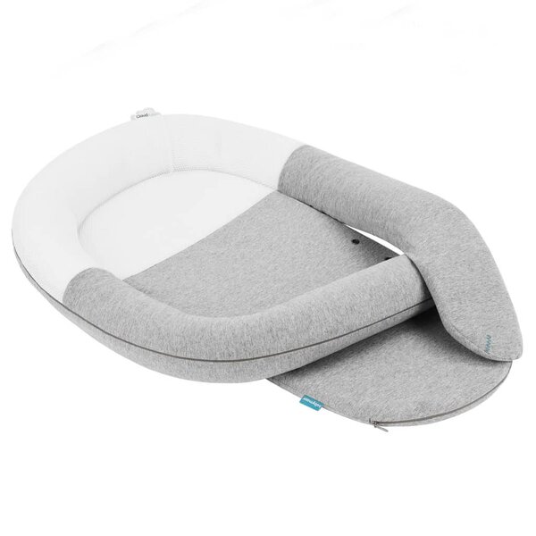Babymoov réducteur de lit bébé 3 en 1 cloudnest blanc et gris