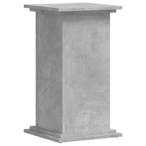 vidaXL Support pour plantes gris béton 33x33x60 cm bois d'ingénierie