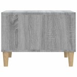 vidaXL Table basse Sonoma gris 60x50x36 5 cm Bois d'ingénierie