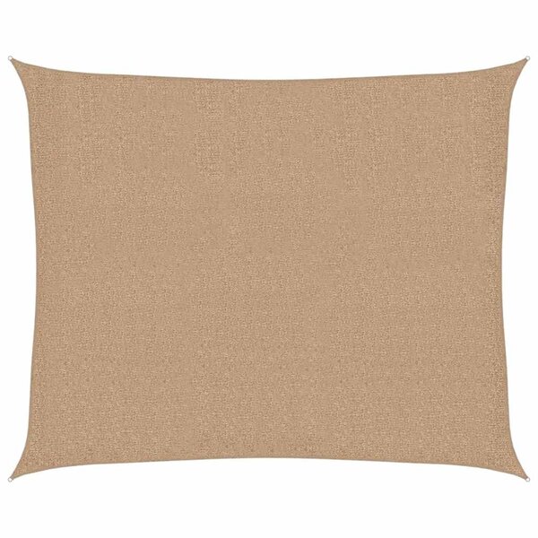 vidaXL Voile d'ombrage 160 g/m² Taupe 2 5x3 m PEHD