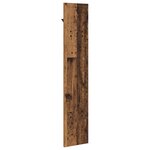 vidaXL Porte-manteau mural avec stockage Vieux bois 20 x 1.5 x 100 cm