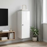 vidaXL Armoire Murale 33 x 34 5 x 90 cm Bois d'ingénierie