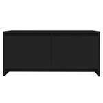 vidaXL Table basse noir 90x50x41 5 cm bois d'ingénierie