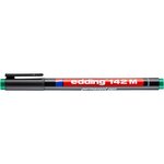 Feutre Permanent 142M Vert Pointe Moyenne 1 mm x 10 EDDING
