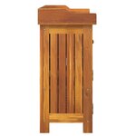 vidaXL Armoire de jardin Marron 78 x 36 5 x 78 cm Bois d'Acacia Massif