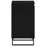 vidaXL Cabinet de Lavabo Chêne noir 58 x 33 x 60 cm Bois d'ingénierie