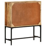 vidaXL Buffet 80x30x95 cm bois de manguier brut massif