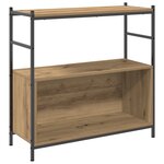 Bibliothèque vidaXL Artisian Chêne 80x30x78 5 cm Bois d'ingénierie